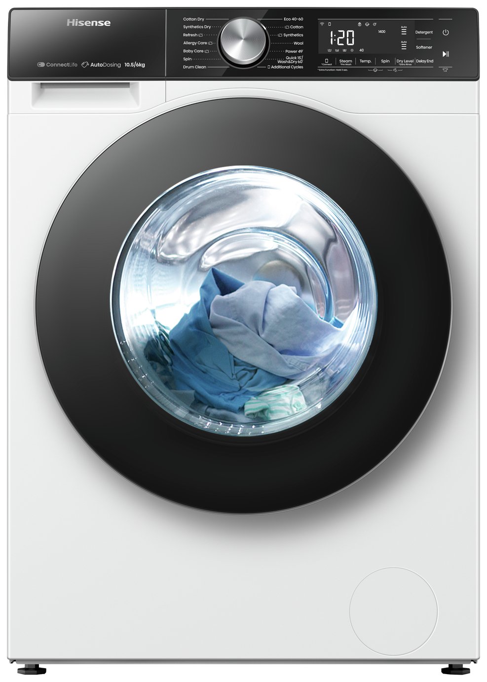 Hisense 5S Series WD5S1045BW 10.5/6KG AutoDose Washer Dryer