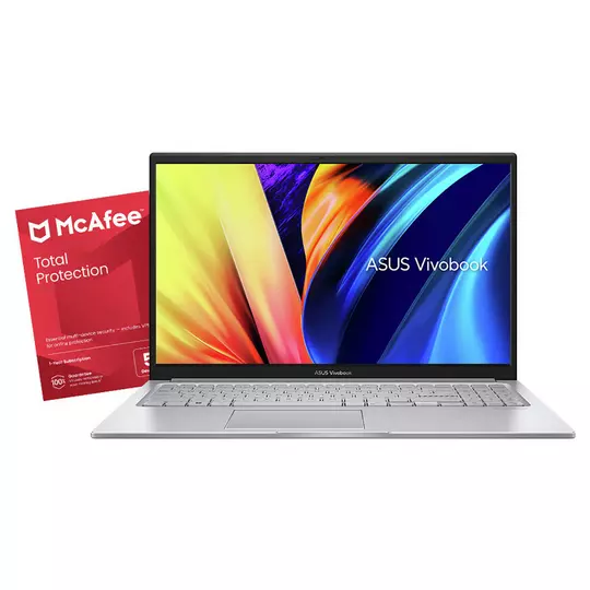 Asus Vivobook 15 15.6in i5 8GB 512GB Laptop Bundle - Silver