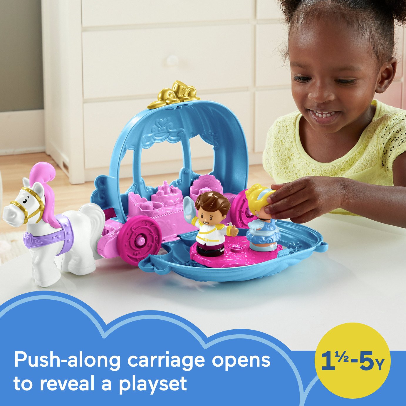 Little People Disney Princess Cinderella's Carriage Playset