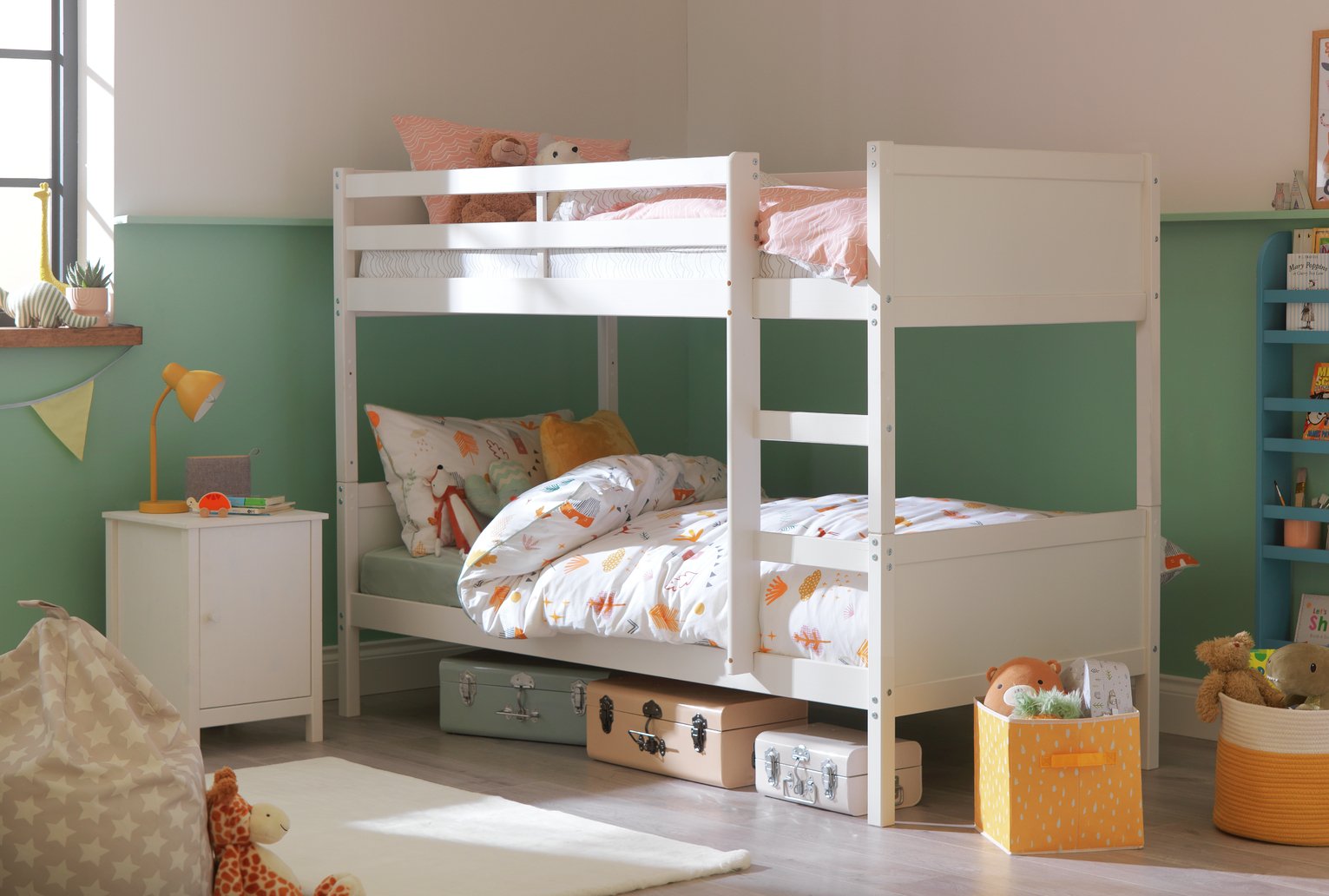 Buy Habitat Detachable Bunk Bed with Storage White Kids beds