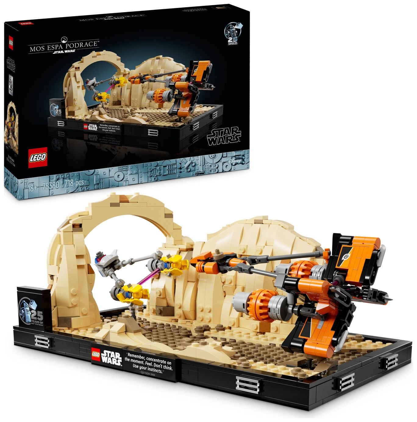 LEGO Star Wars Mos Espa Podrace Diorama Set for Adults 75380