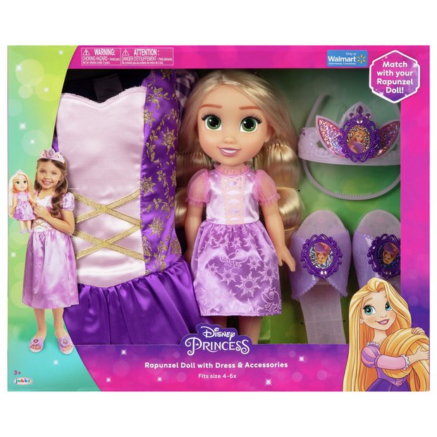 Buy Disney Princess Rapunzel Doll With Dress 15inch 38cm Dolls