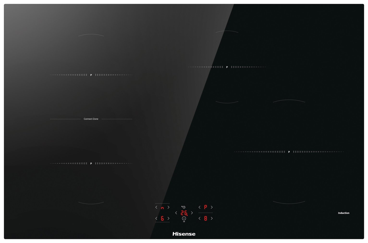 Hisense HI8421BSC Electric Bridge Zone Induction Hob – Black
