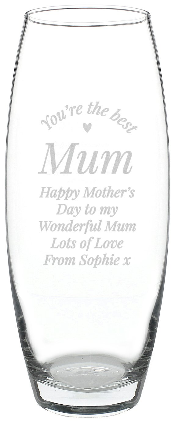Personalised Message You Are The Best Bullet Vase