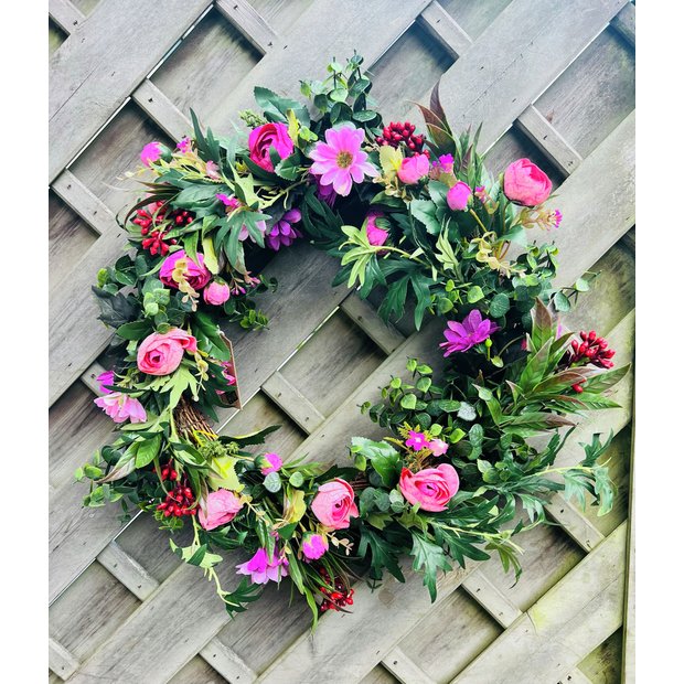 Buy Garden XP Artificial Summer Wreath Artificial plants Habitat