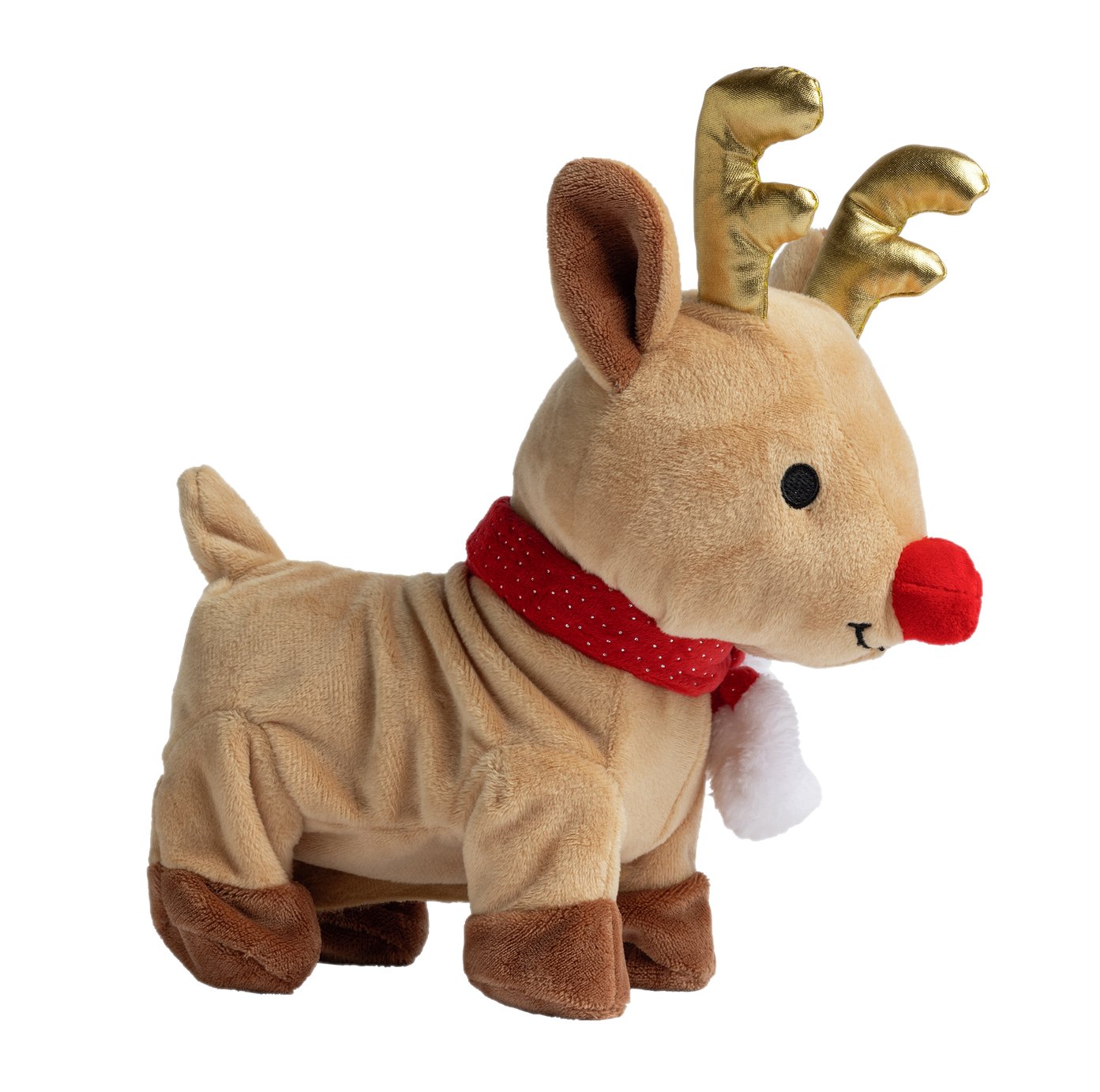  Home 21cm Animated Reindeer Soft Toy