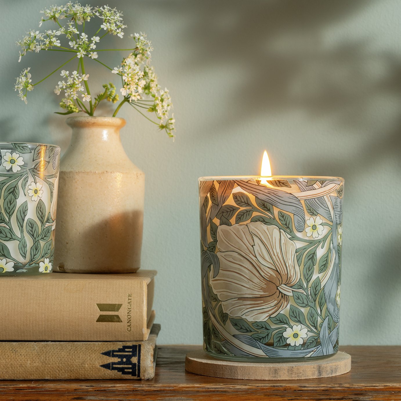 Habitat x Morris & Co. Bluebell & Acanthus Box Candle