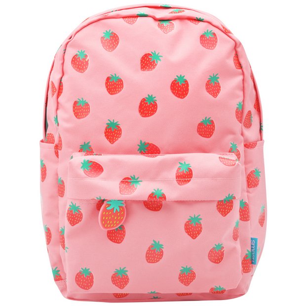 Buy Smash Strawberry Backpack Pink Backpacks Argos