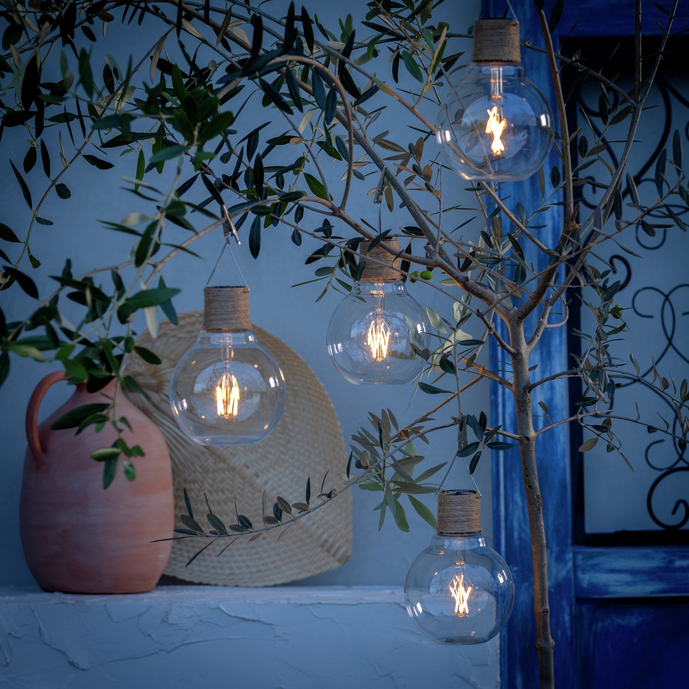 Habitat Warm White Solar Lightbulbs - Pack of 4