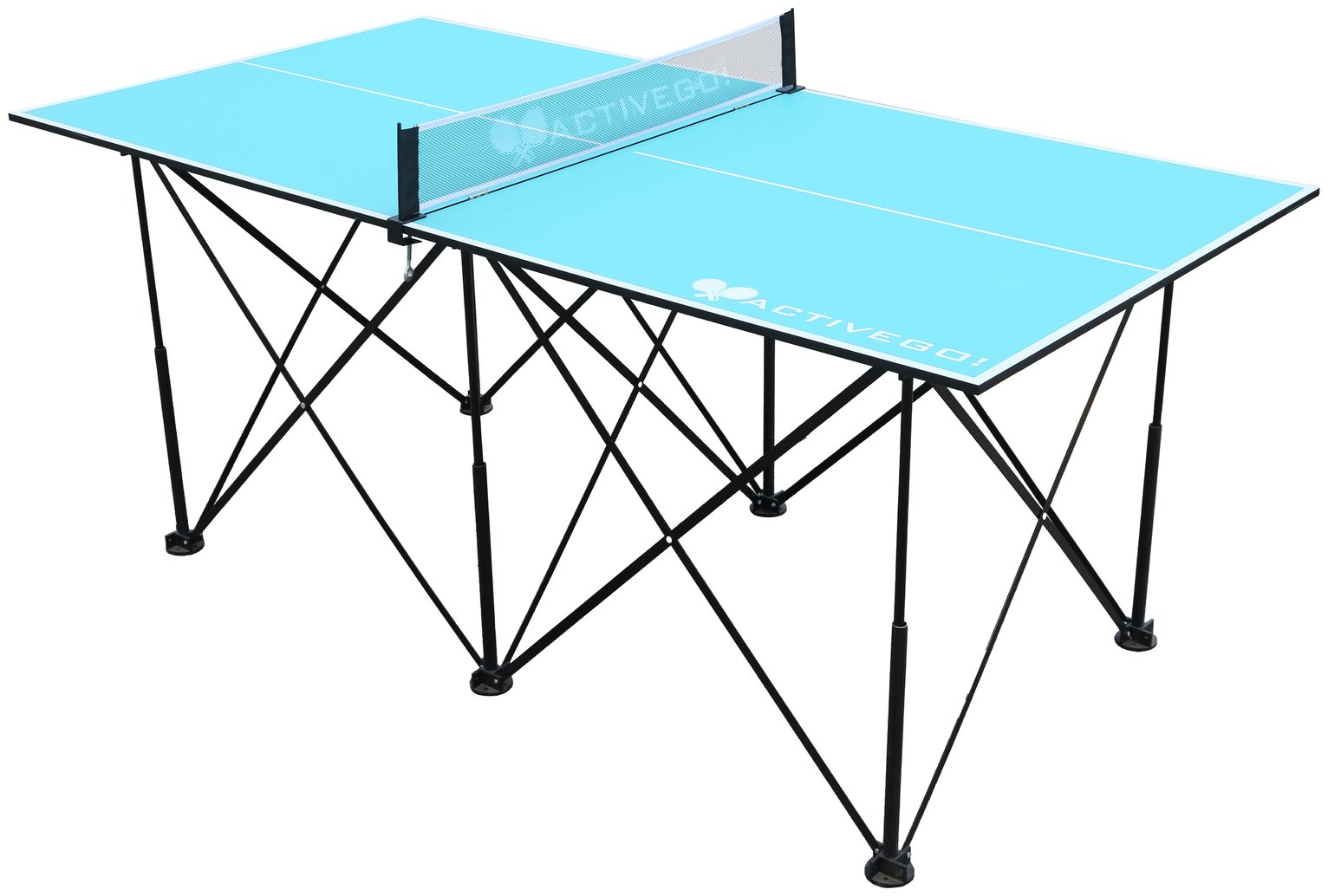 Activego 6ft Pop Up Reversable Table Tennis Table