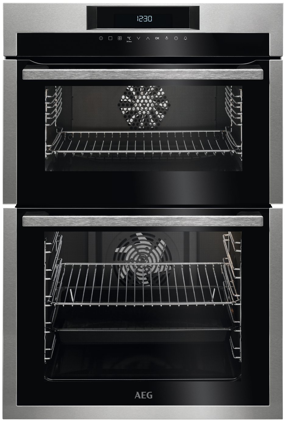 AEG DCE731110M Built In Double Electric Oven - S/Steel