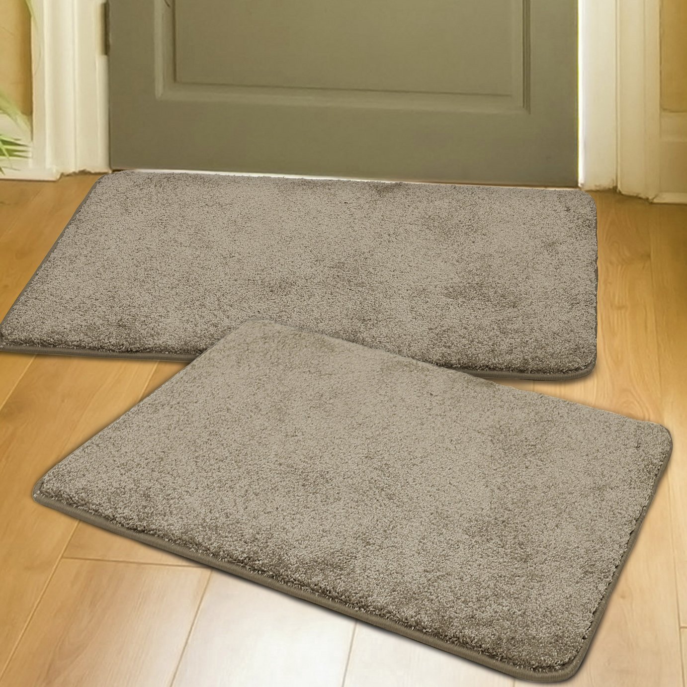 Homemaker Relay Plain 2 Pack Short Pile Doormat