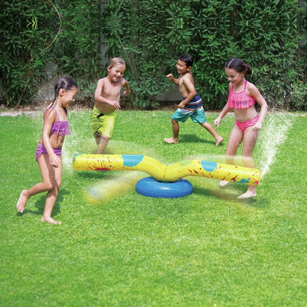 Summer waves inflatable rainbow hot sale sprinkler