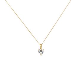 Revere 9ct Gold Heart Pendant Necklace Pendant Necklace