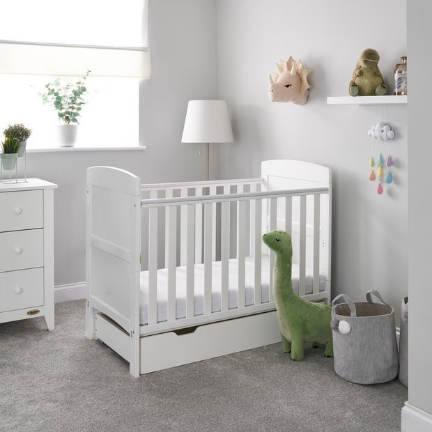 Argos white 2025 cot bed