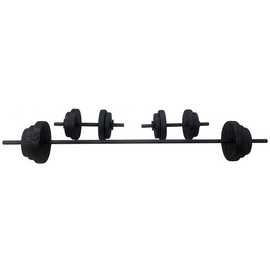 Opti Vinyl Dumbbell and Barbell Set - 35KG