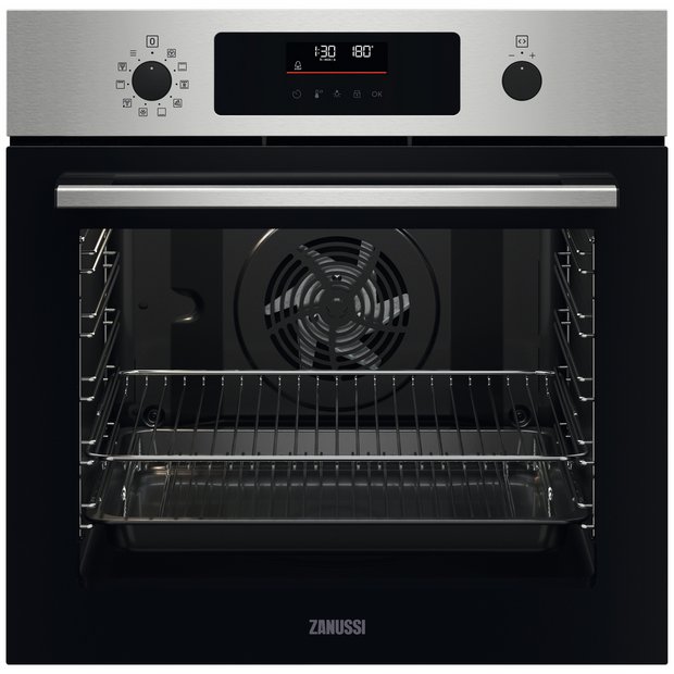 Buy Zanussi ZOPNX6XN Built In Single Electric Oven S Steel Built in ovens Argos