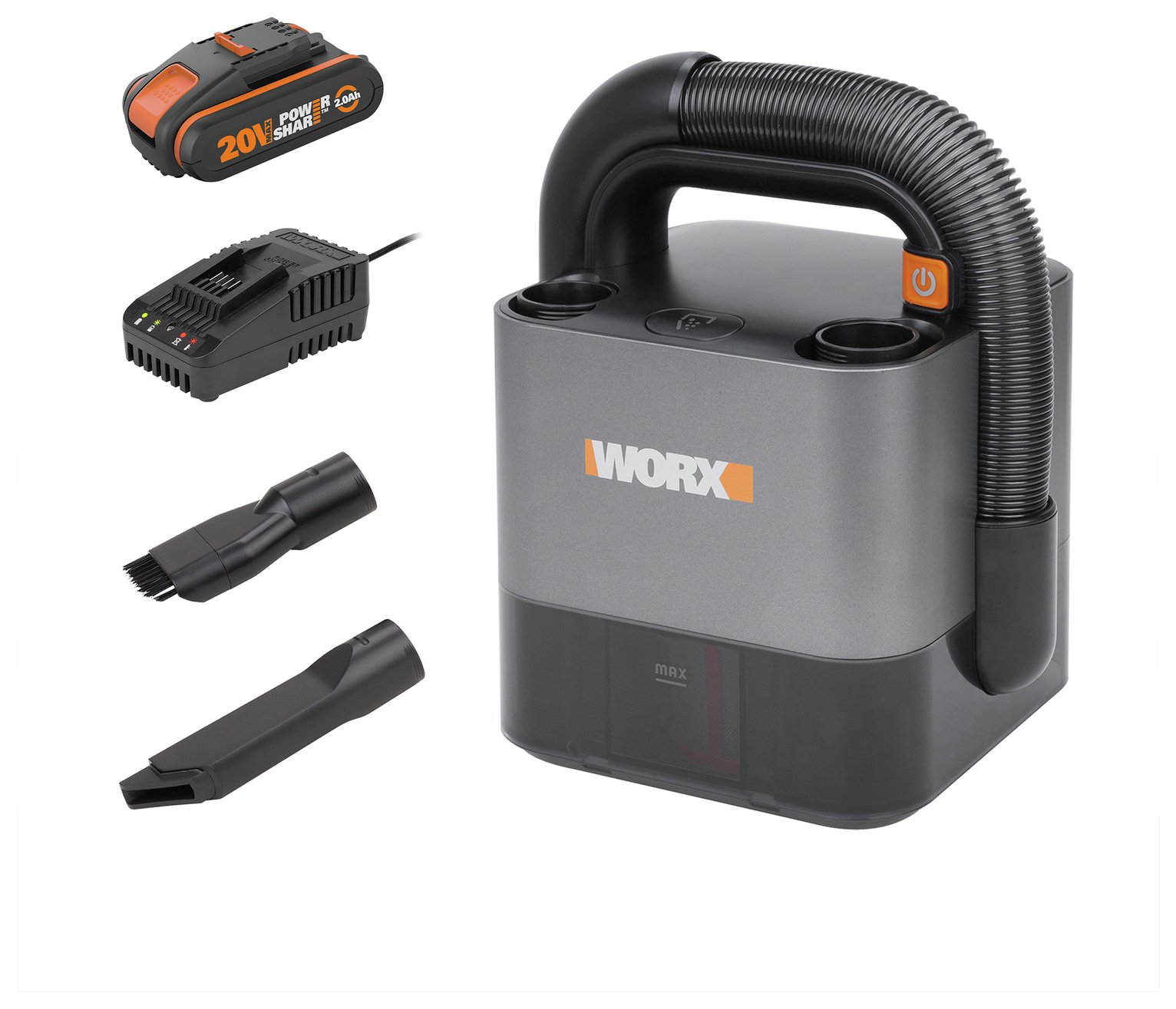 Worx Cordless Compact Vacuum Cleaner - 20V