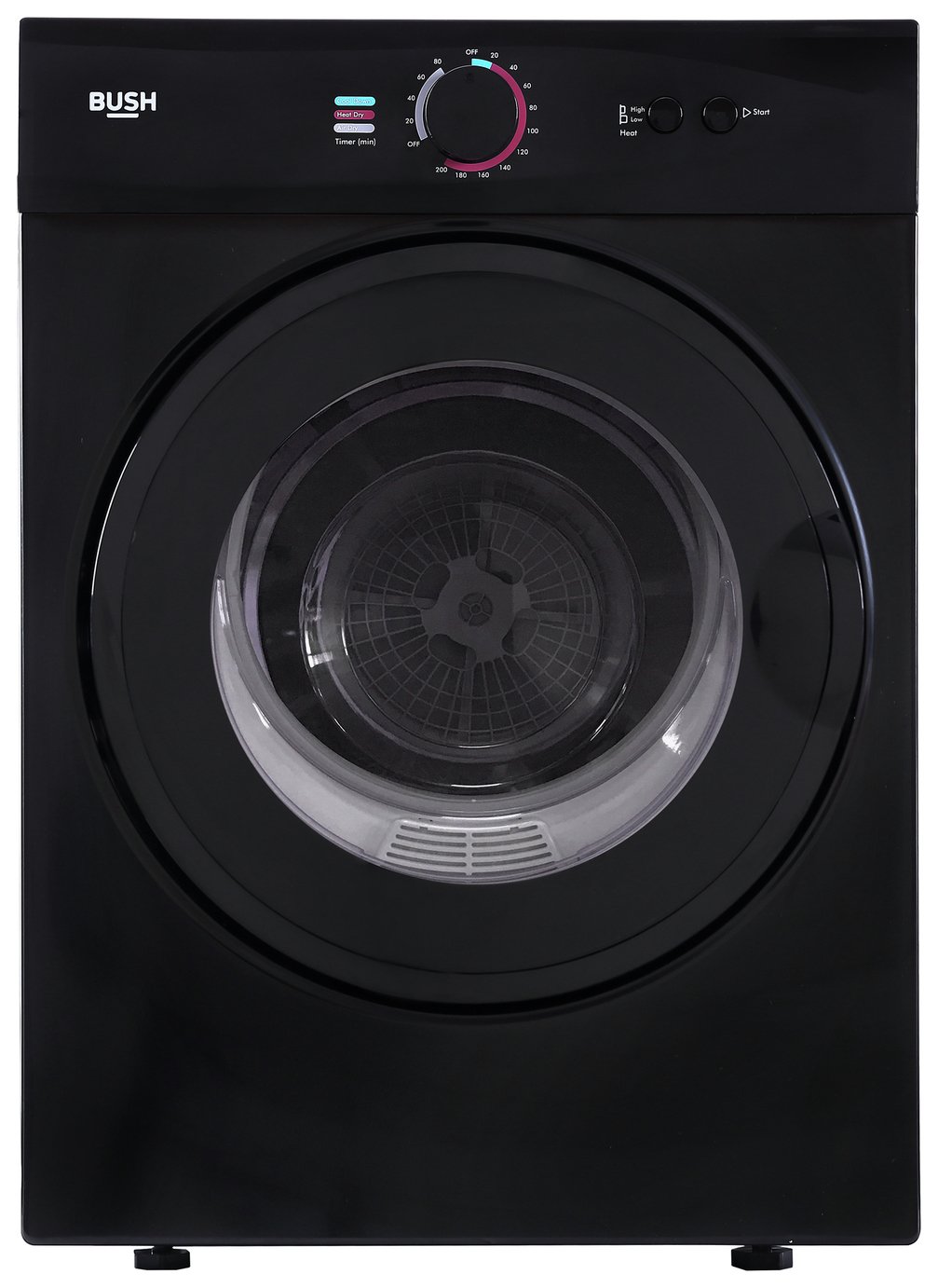 Bush TD3CNBB 3KG Vented Tumble Dryer - Black