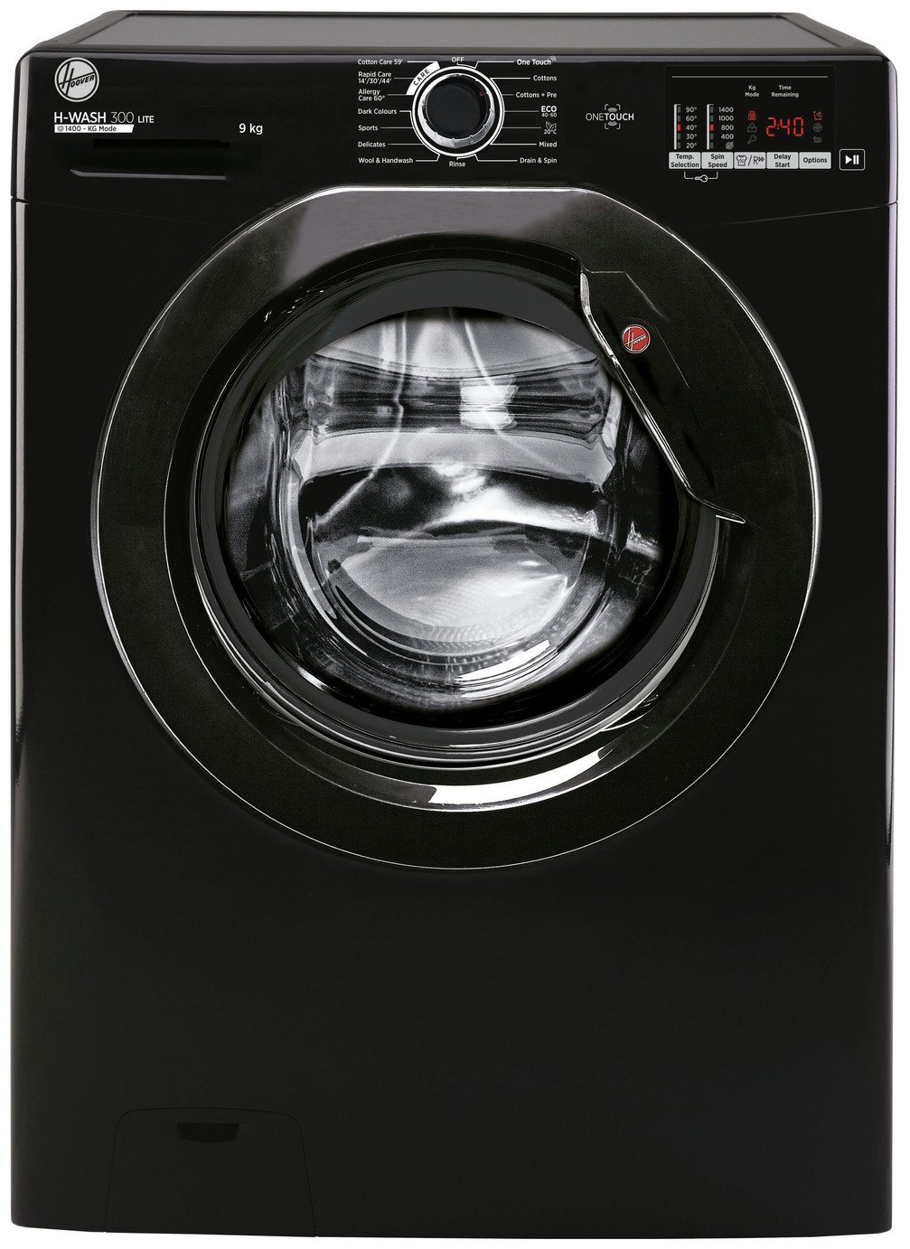 Hoover H3W492DABB4/1-80 9KG 1400 Washing Machine - Black