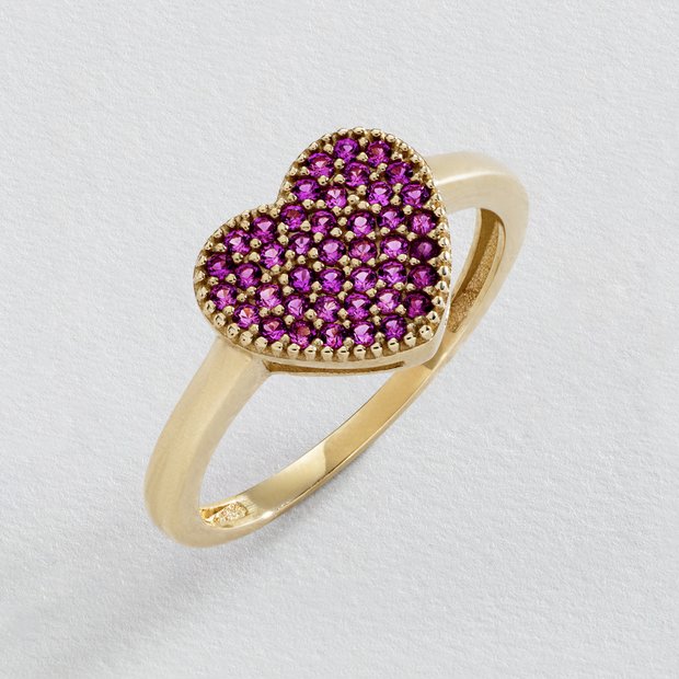 Argos heart ring shop