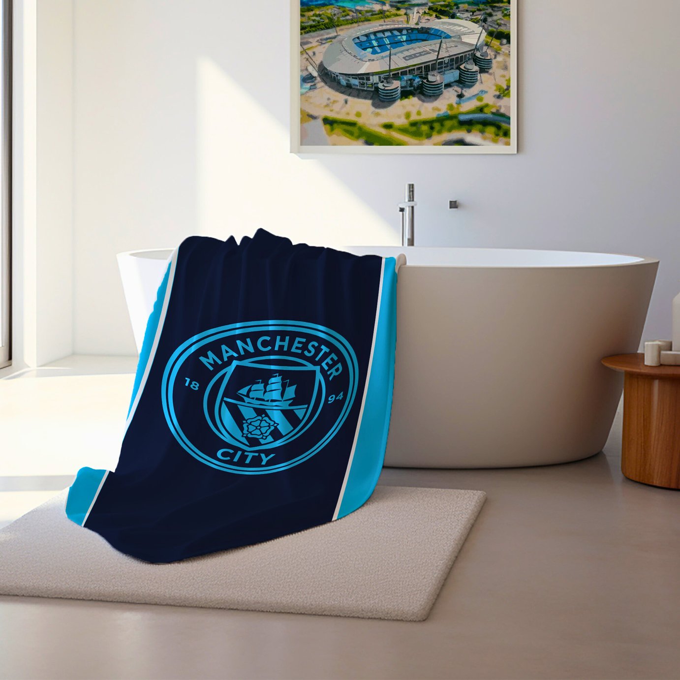 Manchester City Beach Towel - Blue - 150x75cm