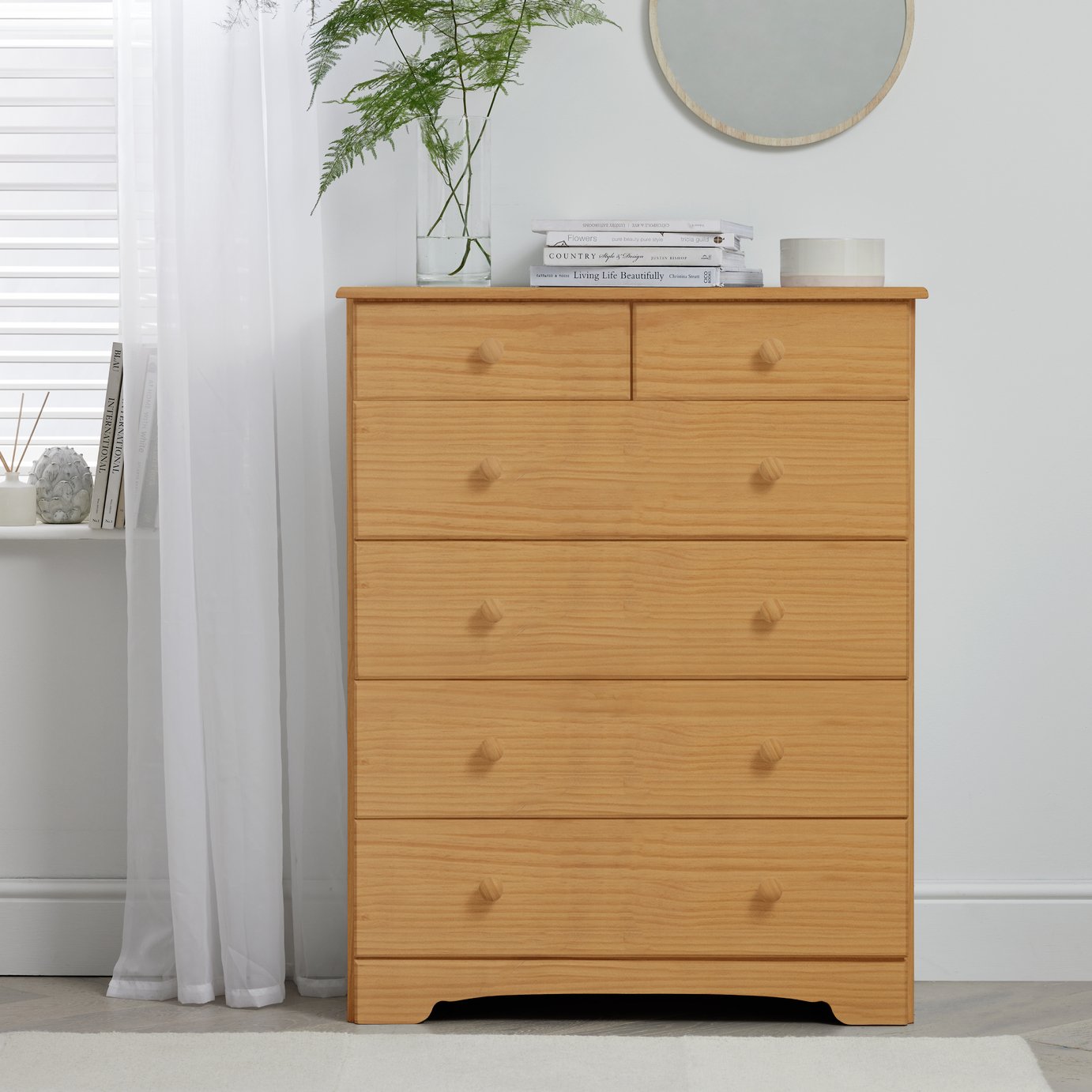 Argos Nordic 6 Drawer Chest