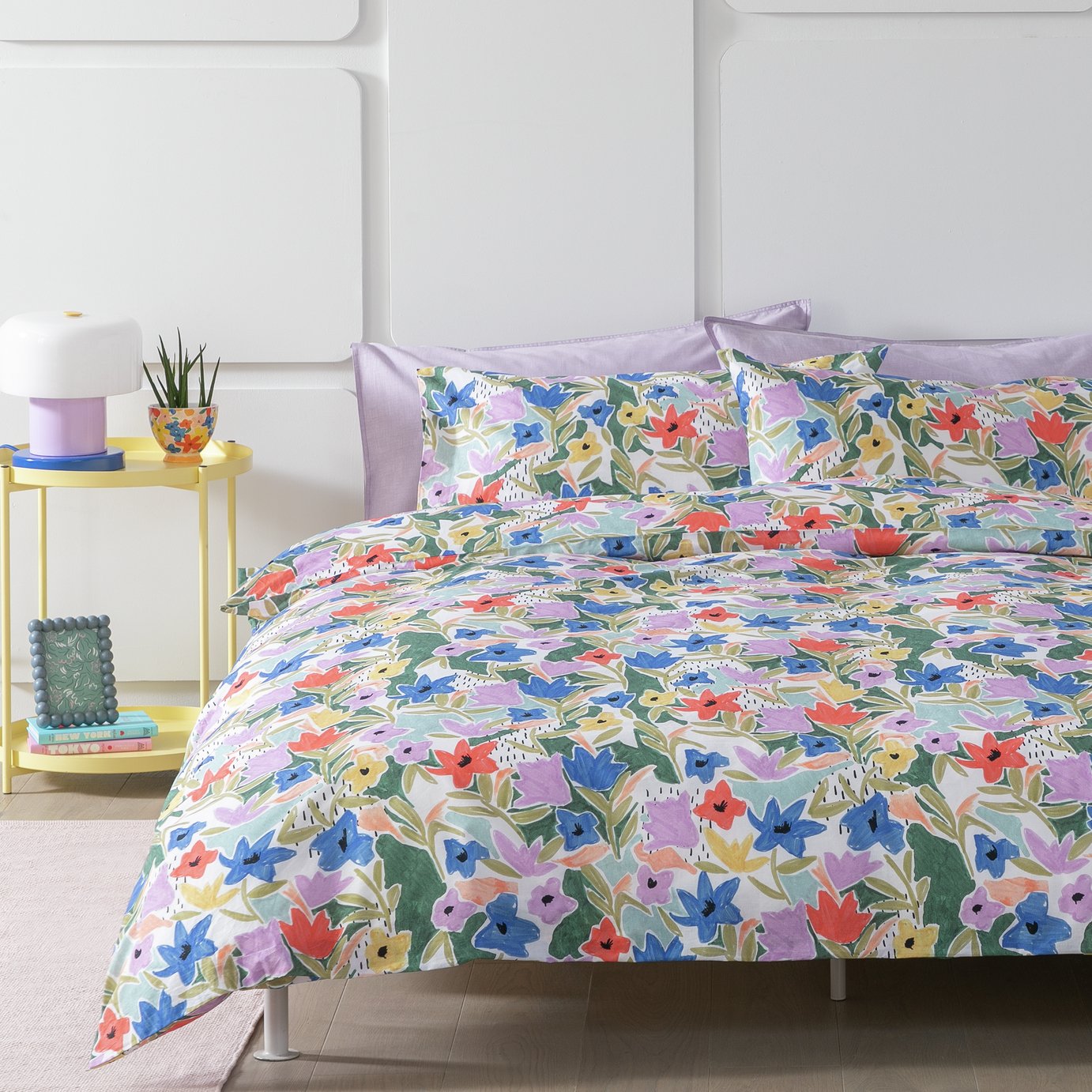 Habitat Cotton Sketchy Floral Bedding Set