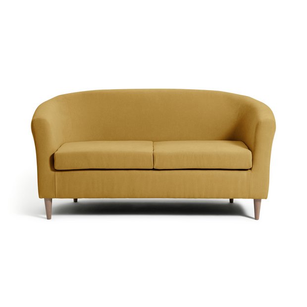 Argos yellow store sofa