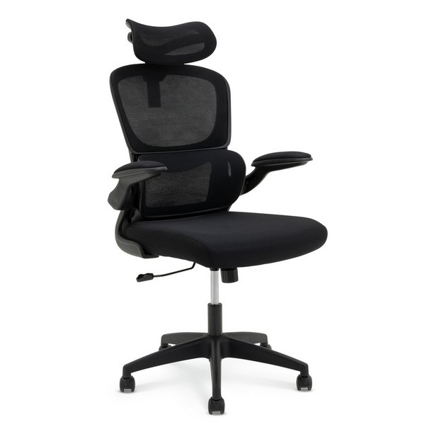 Buy Habitat Oxley Mesh Office Chair Black Office chairs Argos