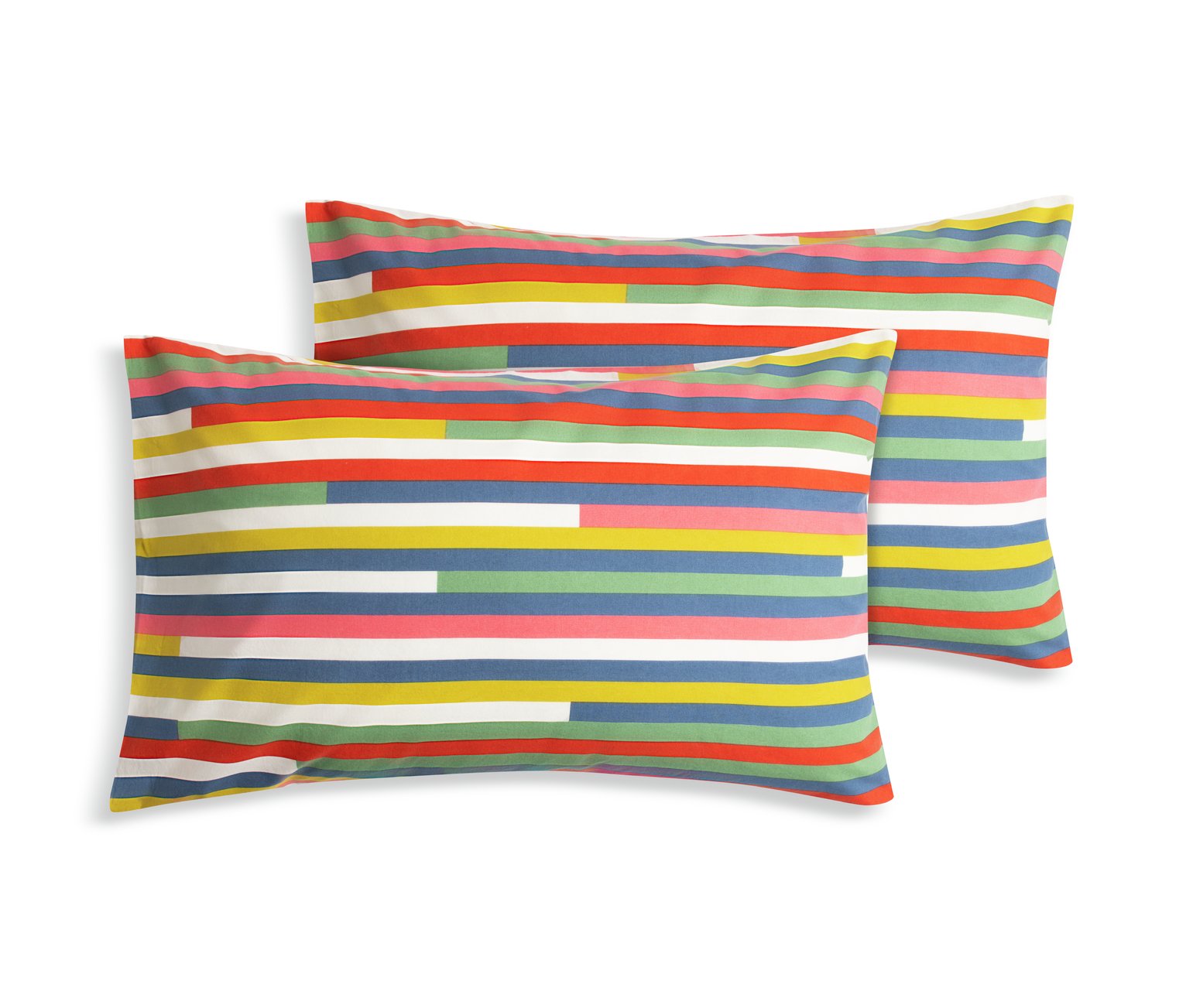 Habitat 60 Klee Cotton Pillowcase 2pk by Margo Selby - Multi