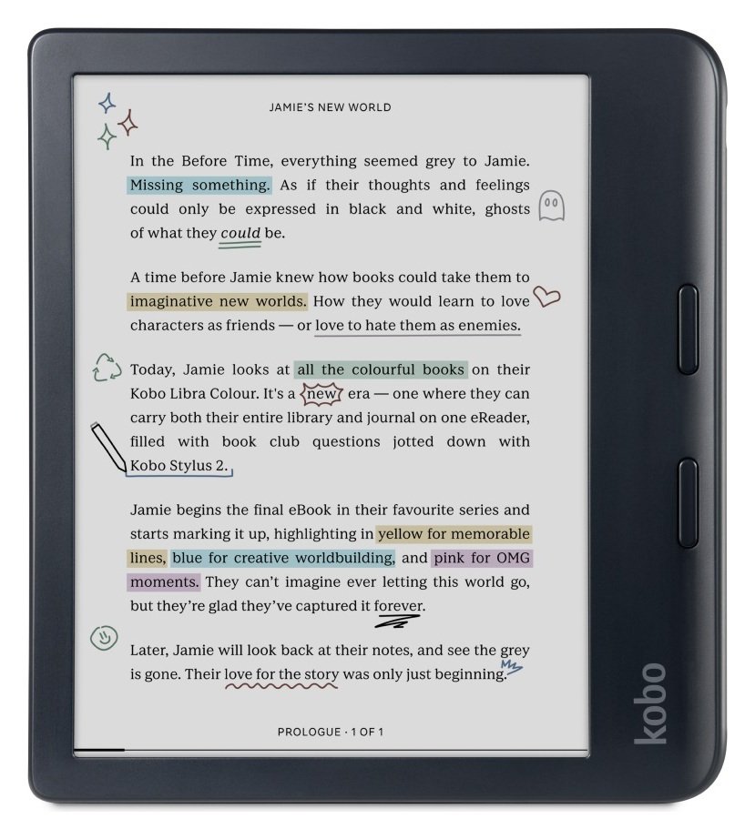 Kobo Libra Colour 32GB Wi-Fi E-Reader - Black