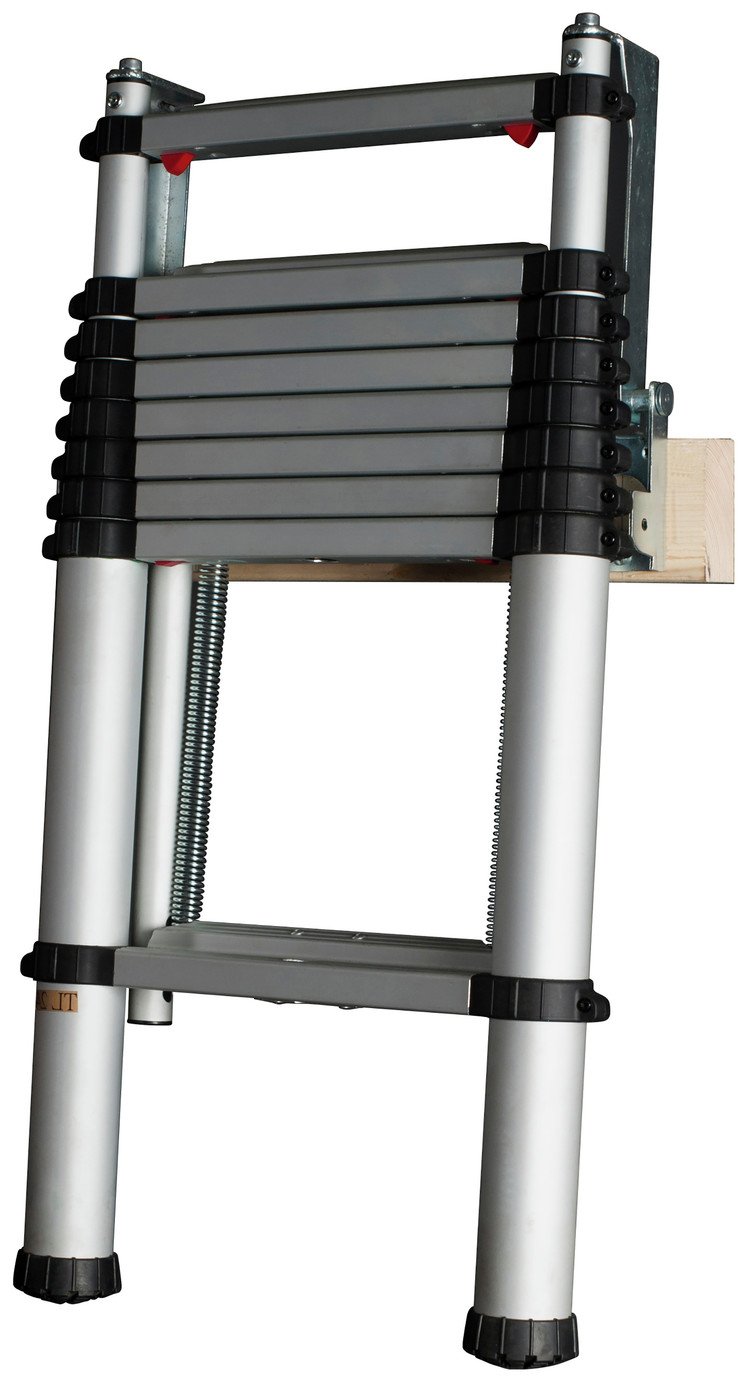 Werner 2.6m Telescopic Aluminium Loft Ladder