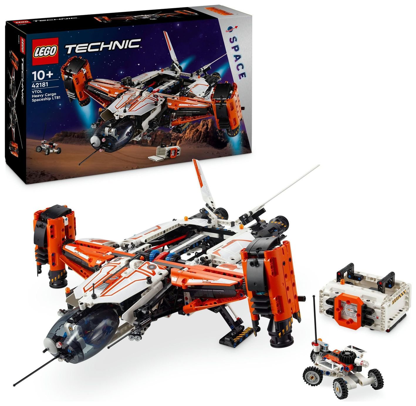 LEGO Technic VTOL Heavy Cargo Spaceship LT81 Space Toy 42181