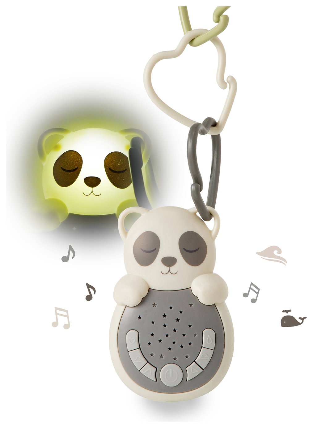 Cloud B Sweet Dreamz Panda Travel Night Light Sound Soother