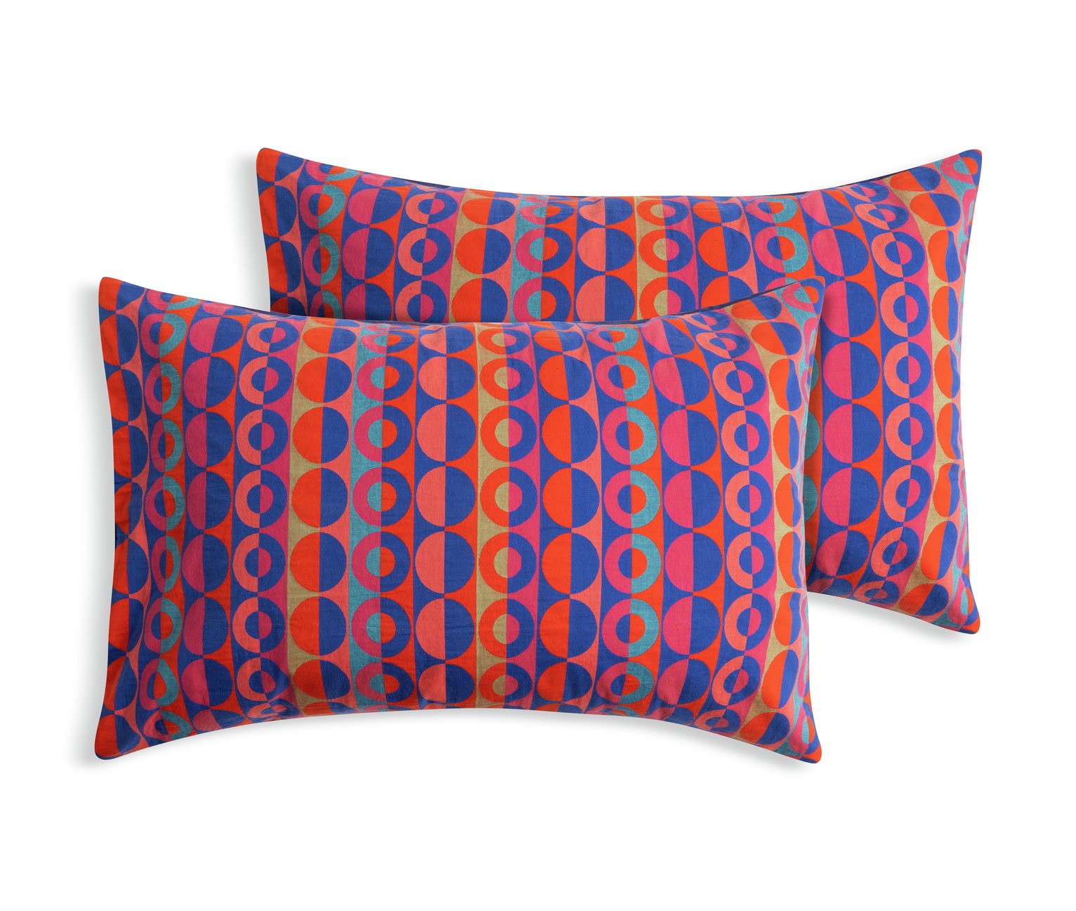 Habitat 60 Ronda Jacquard Pillowcase Pair by Margo Selby