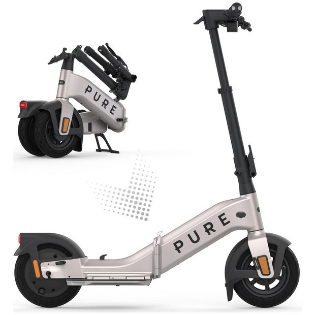 Buy Pure Advance Flex Electric Scooter for Adults Platinum Electric scooters Argos