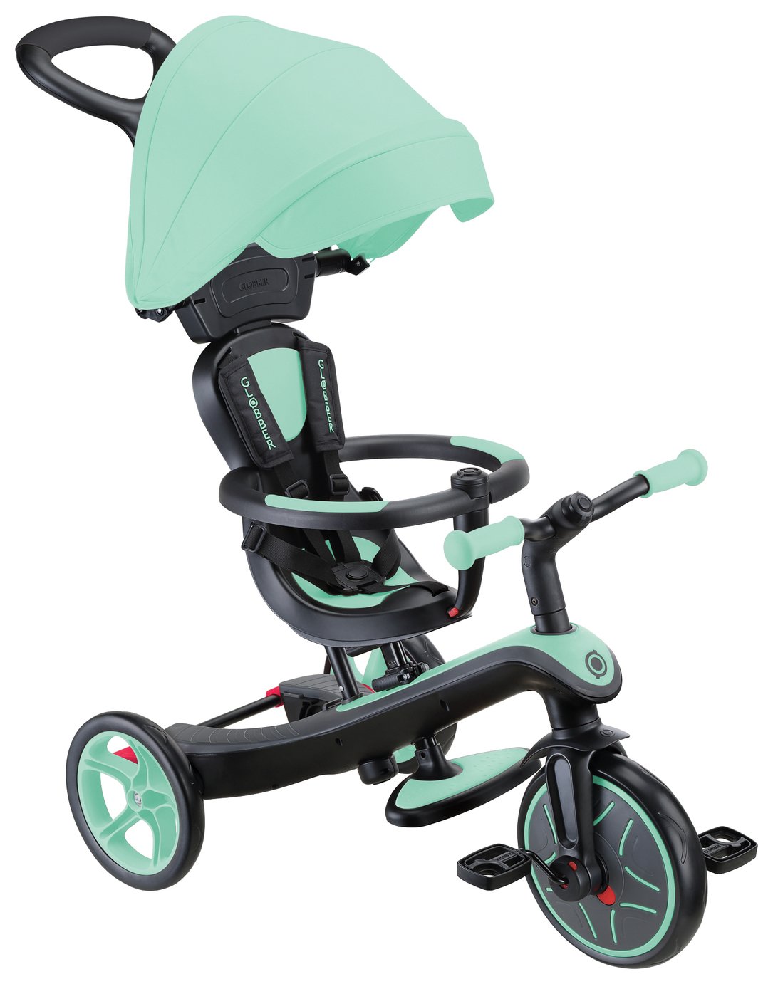Globber Explorer 4 in 1 Trike - Mint Green