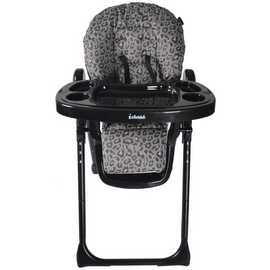My Babiie MBHC8 Premium Highchair - Black Leopard