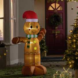 Argos Home Lit Christmas Inflatable Gingerbread Decoration