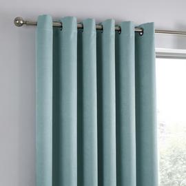 Fusion Strata Dim Out Woven Eyelet Curtains