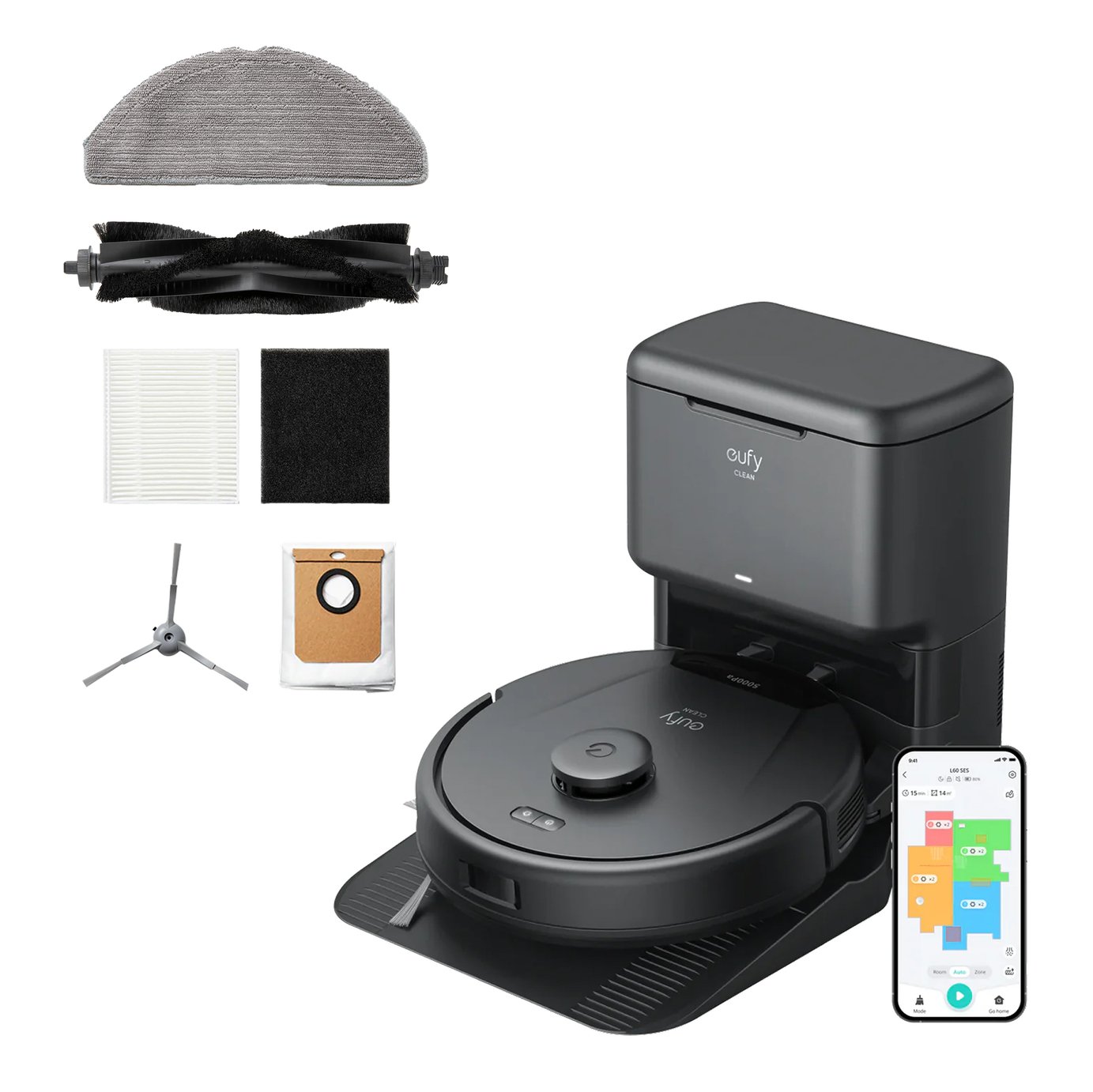 eufy L60 Hybrid Robot Vacuum & Mop with Self-Empty Station