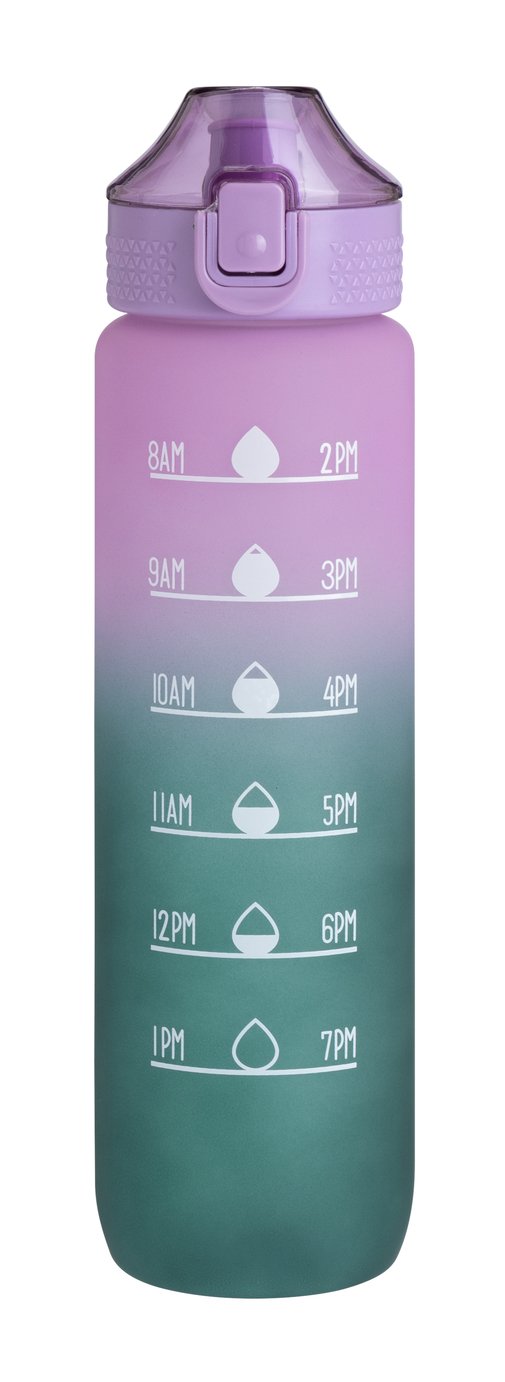  Home Lilac Ombre Tracker Sipper Water Bottle - 1 litre