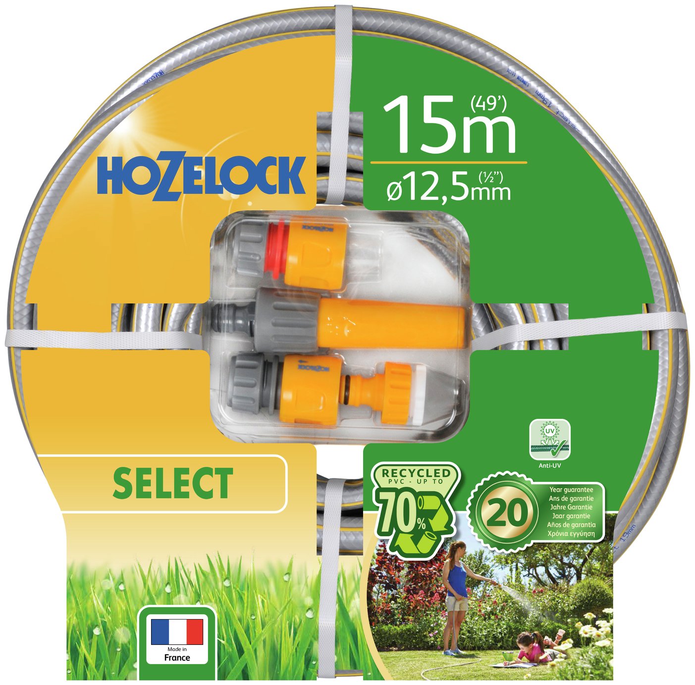 Hozelock Multi Purpose 12.5mm Hose Set - 15m