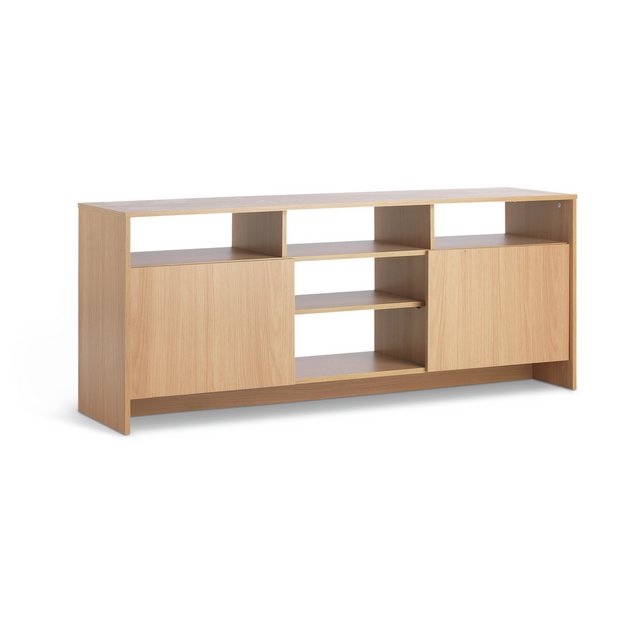 Buy Argos Home Turin 2 Door Extra Large Tv Unit Oak Effect