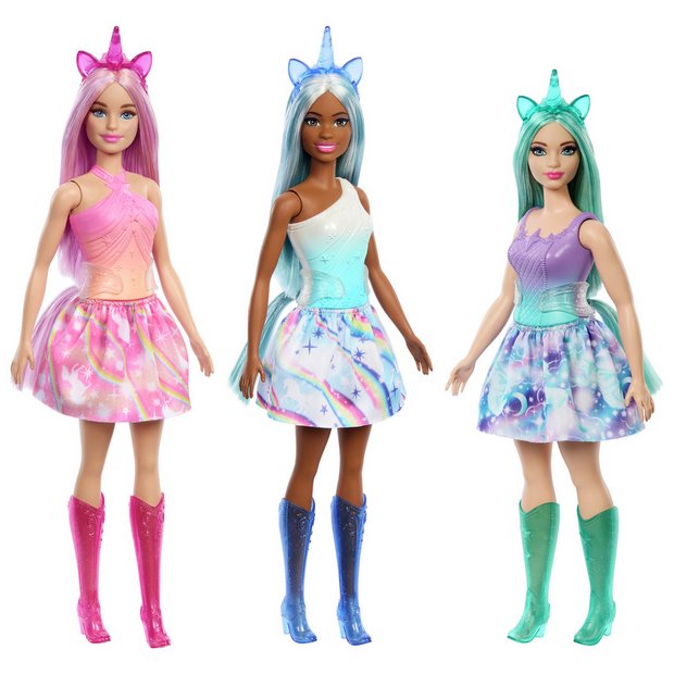 Buy Barbie Unicorn Fantasy Doll Assortment 32cm Dolls Argos