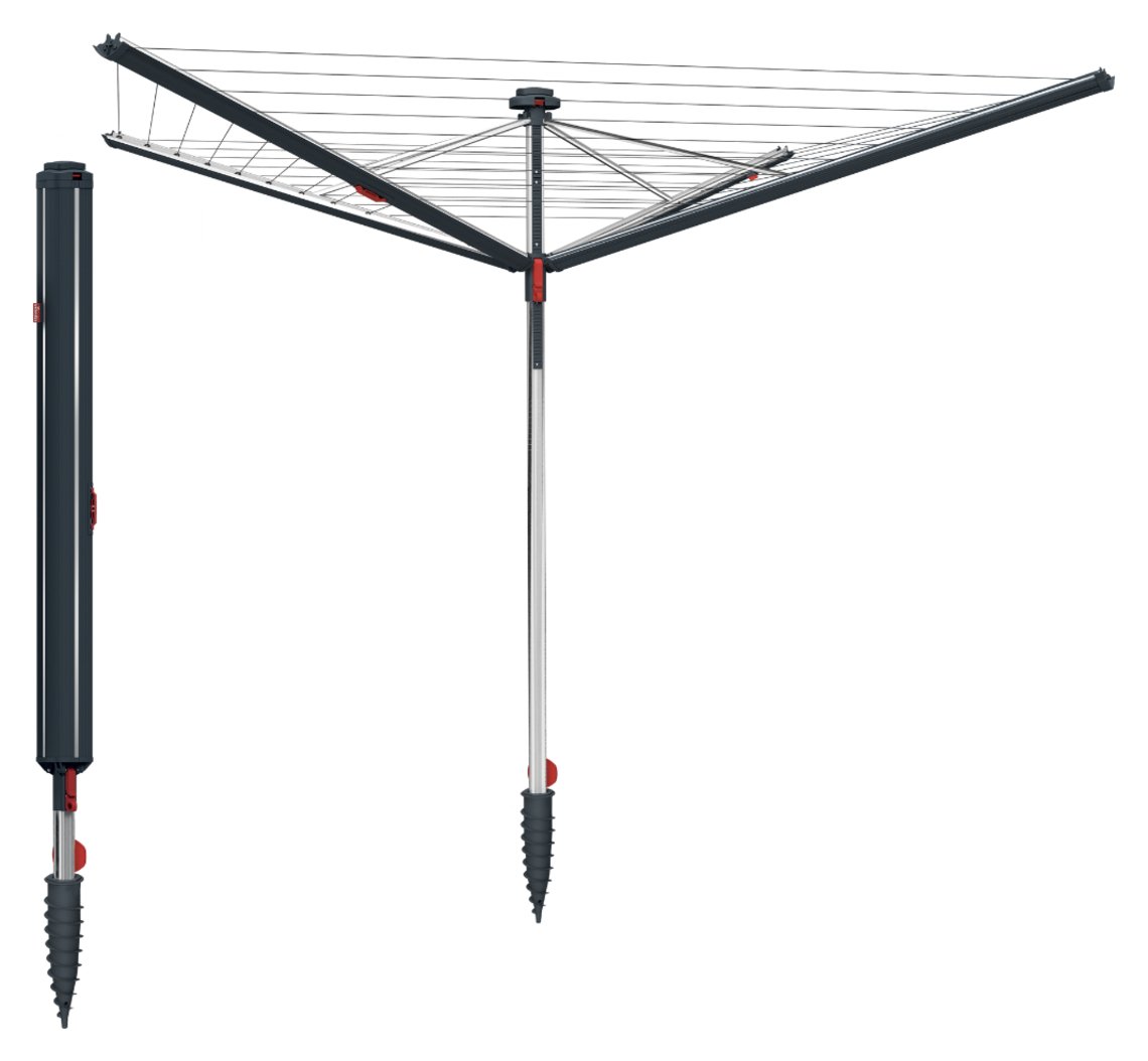 Vileda 50m Sun-Rise Outdoor Clothes Airer