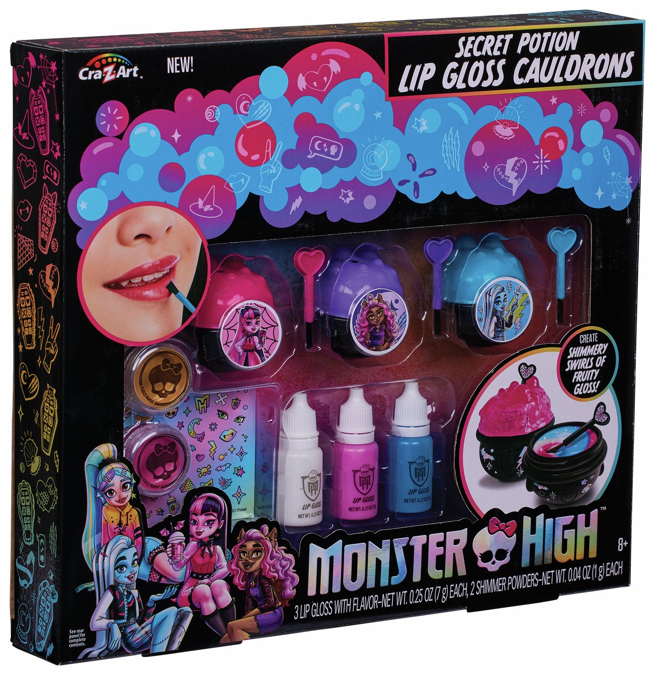 Monster High Secret Potion Lip Gloss Cauldrons