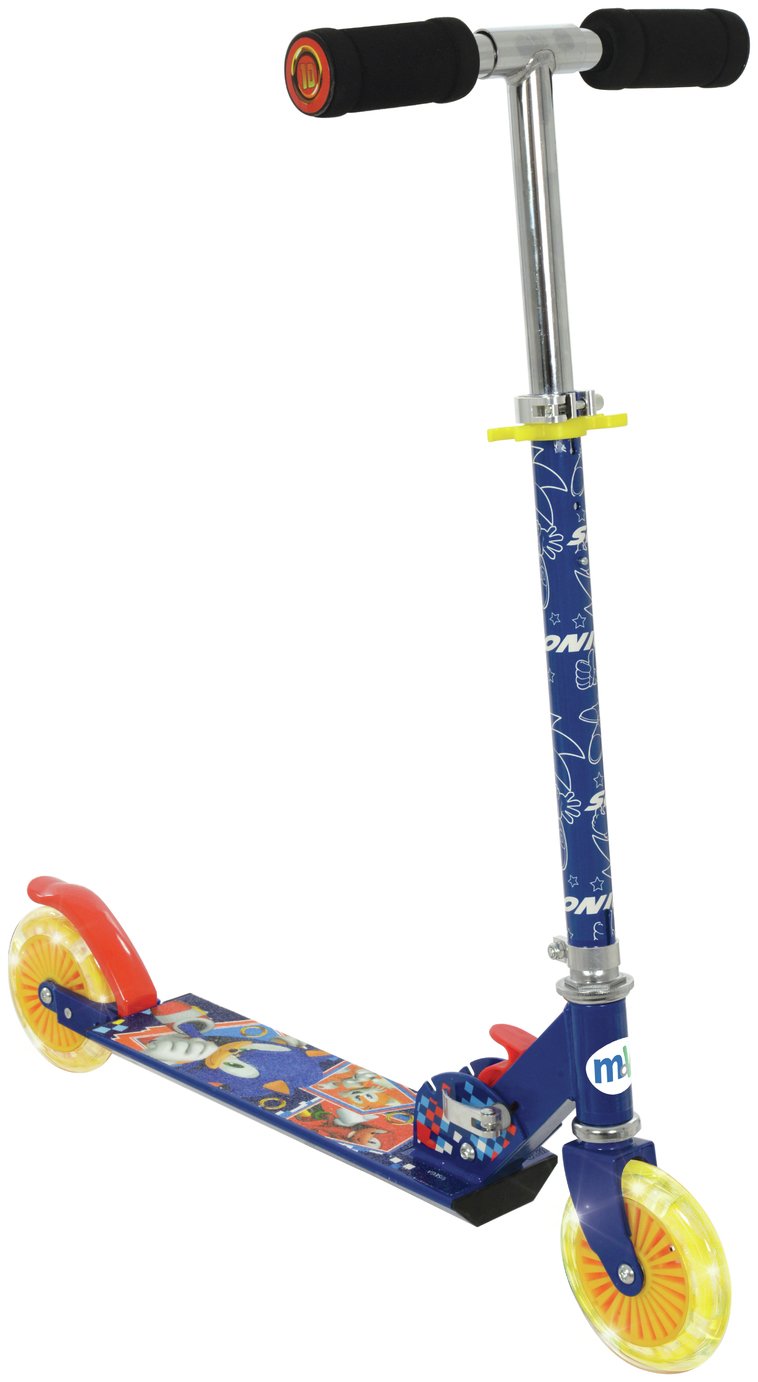 Sonic Foldable Light Up 2 Wheel Scooter