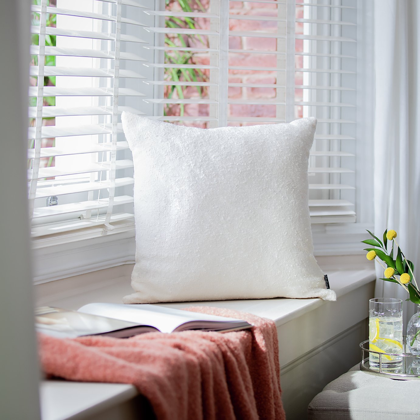 Habitat Boucle Cushion - 50x50cm